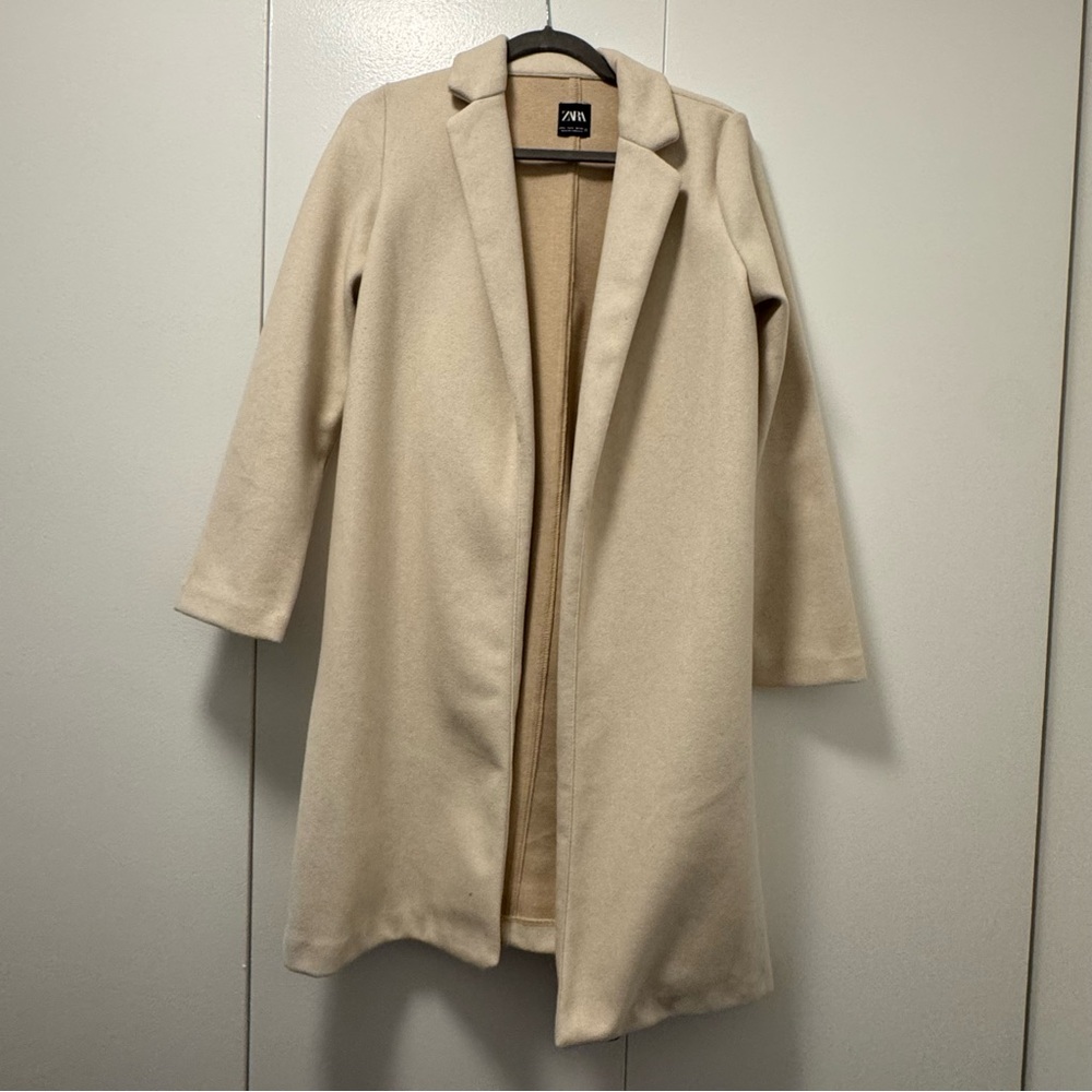 Zara Beige Overcoat